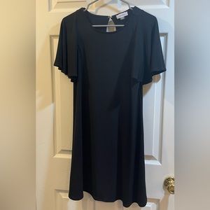 Calvin Klein Flutter Sleeve Dress